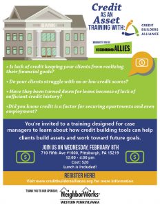 Credit as an Asset Training_Feb 2016