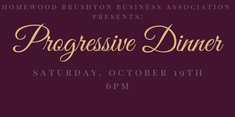 Get Your Tickets to the 2nd Homewood Progressive Dinner on October 19th!